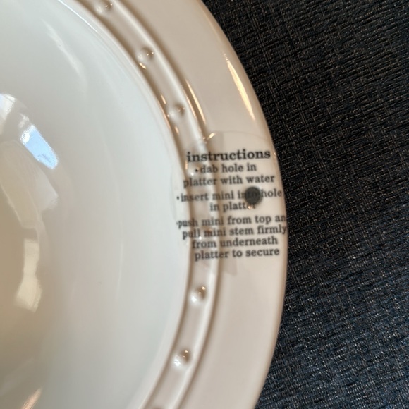 RETIRED PEARL DOT Nora Fleming Baby Bowl with Pumpkin Spice Mini - Picture 4 of 13